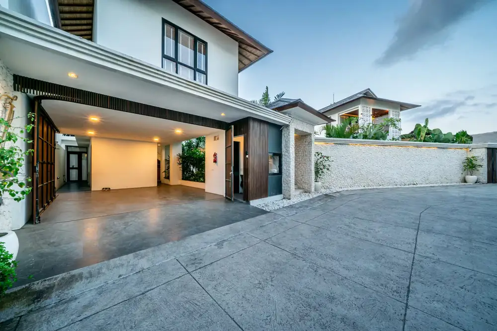 The driveway