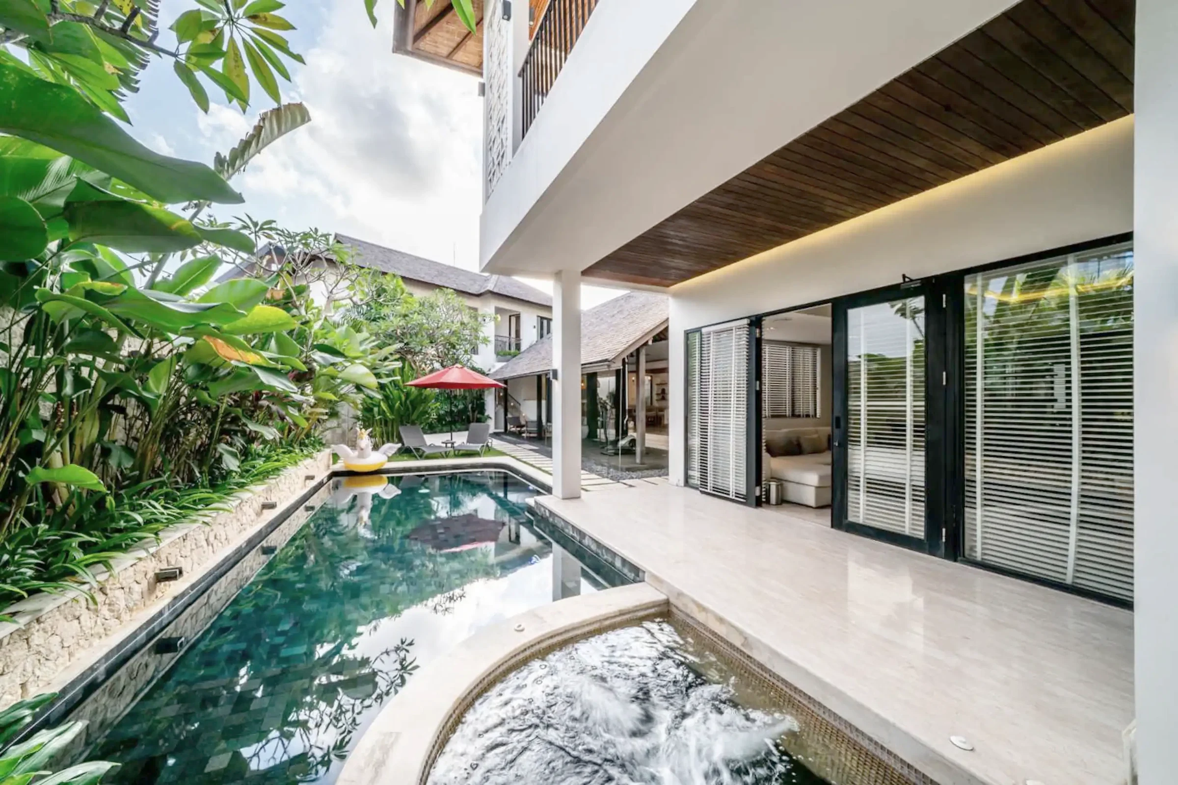 Javine pool and terrace